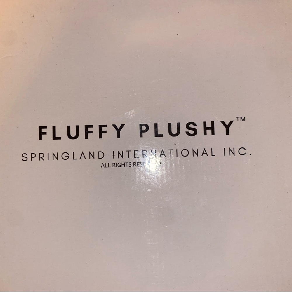 Plush Black Teddy Slippers